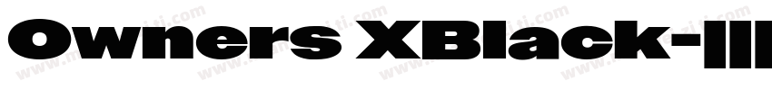 Owners XBlack字体转换